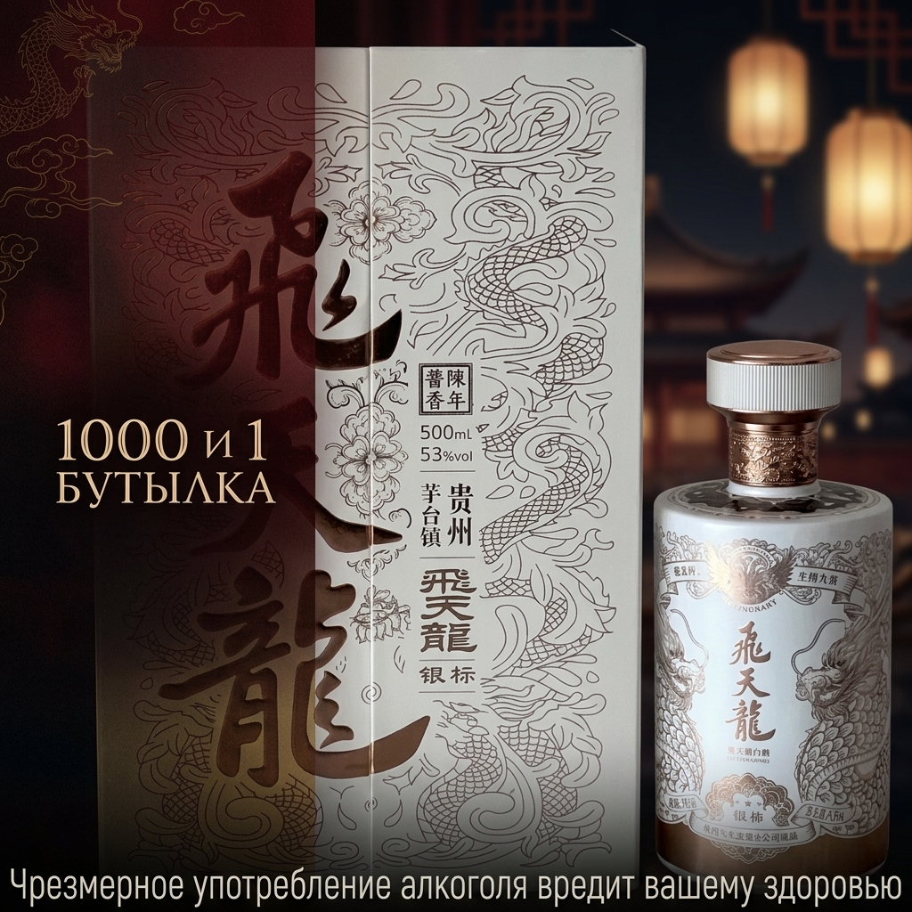 Китайский спиртной напиток Байцзю «Фэйтяньлун Инбяо»