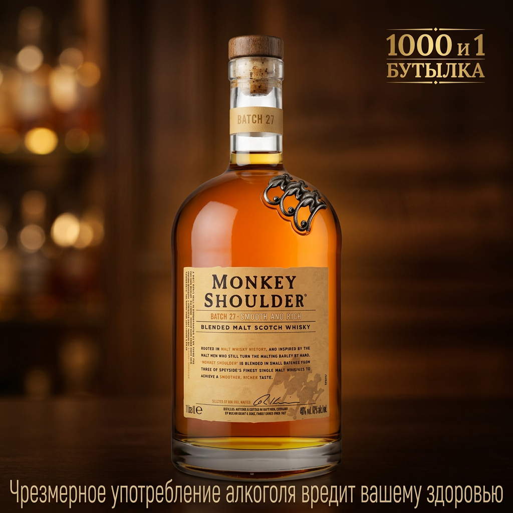  В наличии — виски Monkey Shoulder, 1 л